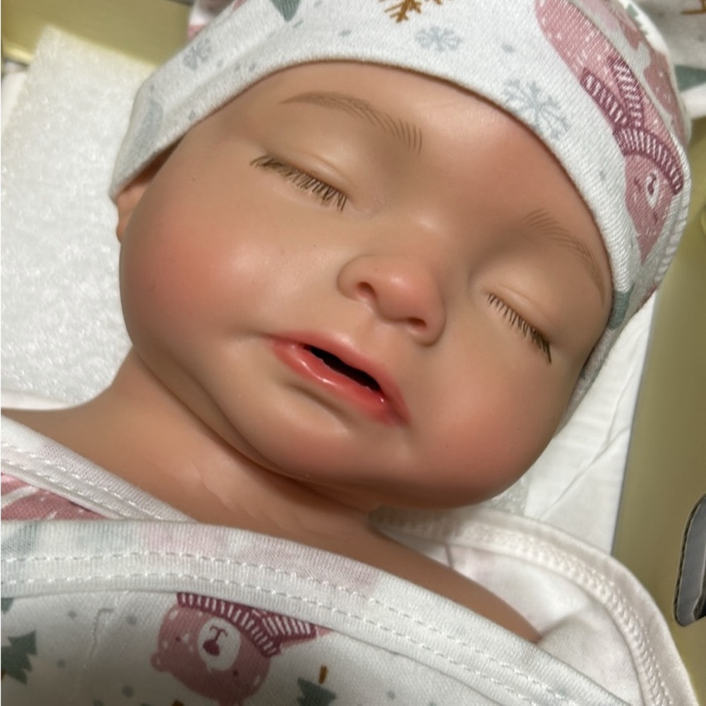 Full silicone reborn baby girl doll